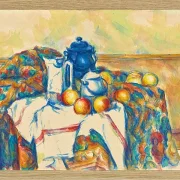 Stilleben med blå gryde - 1900