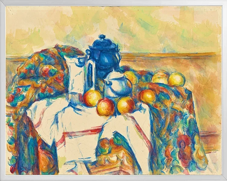 Stilleben med blå gryde - 1900