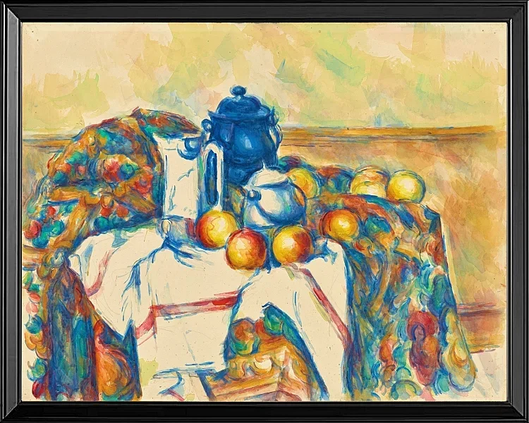 Stilleben med blå gryde - 1900