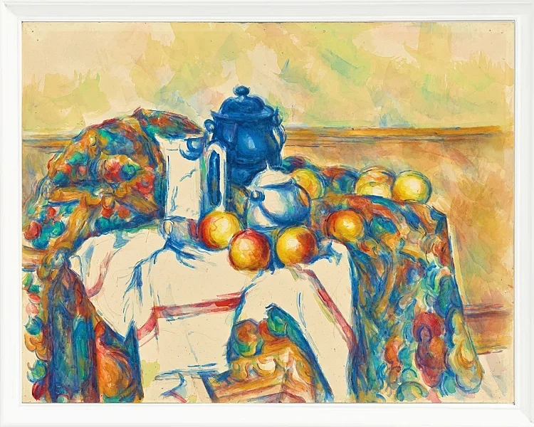 Stilleben med blå gryde - 1900