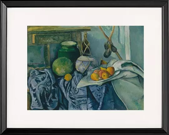 Stillleben mit Ingwerglas und Auberginen - 1893