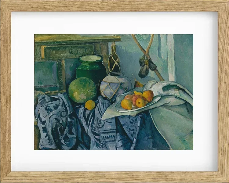 Stilleben med en ingefærkrukke og auberginer - 1893