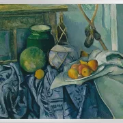 Stilleben med en ingefærkrukke og auberginer - 1893