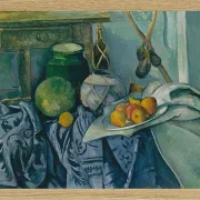 Stilleben med en ingefærkrukke og auberginer - 1893