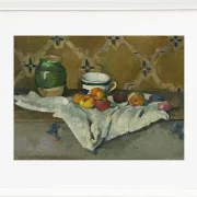Stilleben med krukke, kop og æbler - 1877
