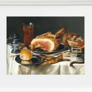 Stillleben mit Schinken - 1625