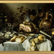 Stillleben mit Schinken - 1649