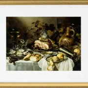 Stillleben mit Schinken - 1649