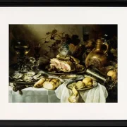 Stillleben mit Schinken - 1649