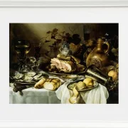 Stillleben mit Schinken - 1649