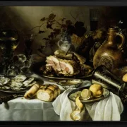 Stillleben mit Schinken - 1649