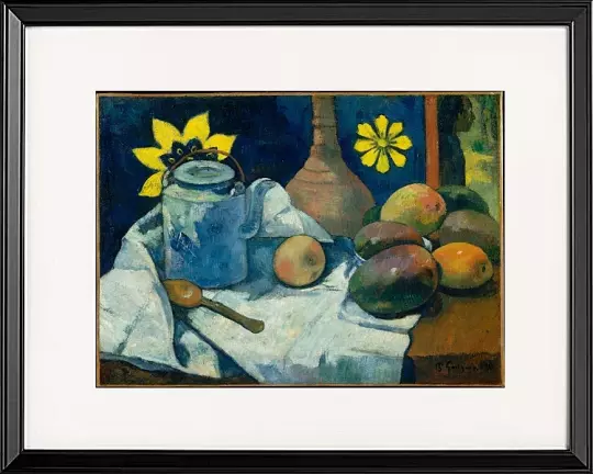 Stillleben mit Teekanne und Früchten - 1896