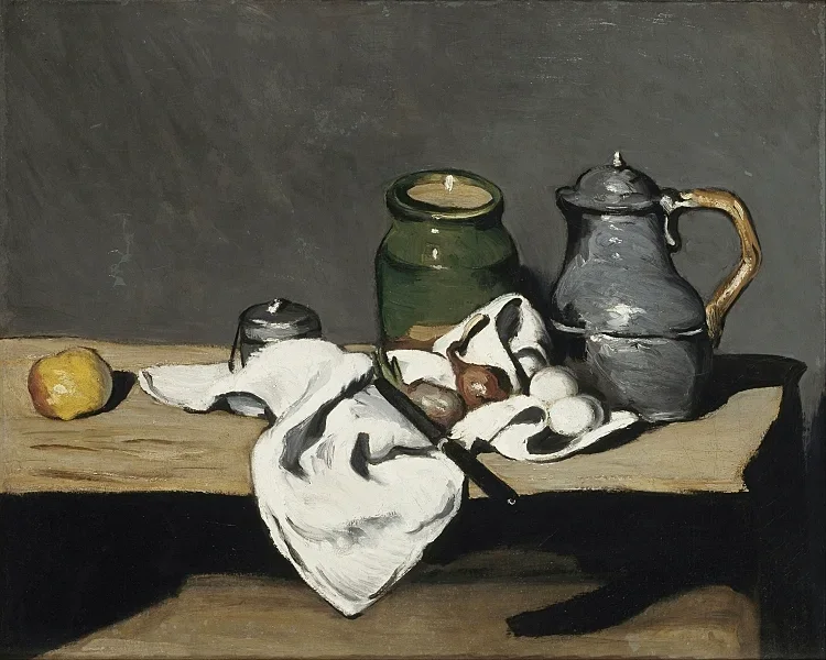 Stilleben med vandkande - 1867