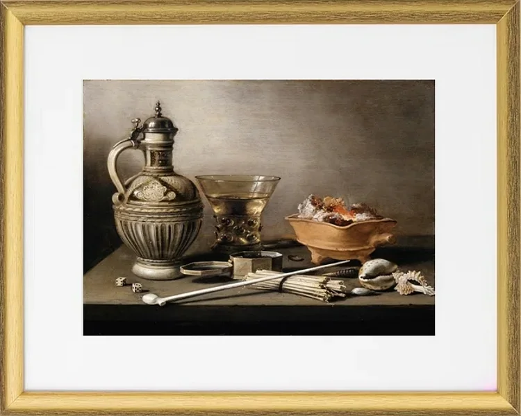 Stillleben mit einem Steinzeugkrug – 1640