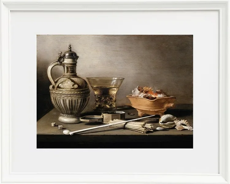 Stillleben mit einem Steinzeugkrug – 1640