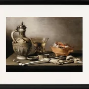 Stillleben mit einem Steinzeugkrug – 1640