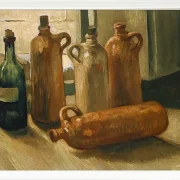 Stillleben mit fünf Flaschen - 1884