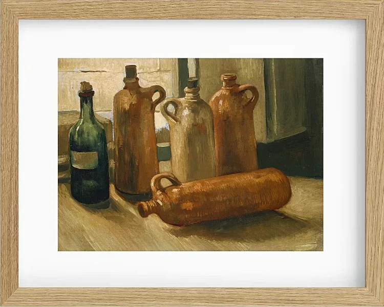 Stillleben mit fünf Flaschen - 1884