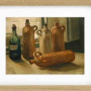 Stillleben mit fünf Flaschen - 1884