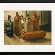 Stillleben mit fünf Flaschen - 1884