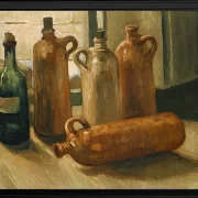Stillleben mit fünf Flaschen - 1884