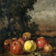 Stillleben mit Äpfeln - 1871