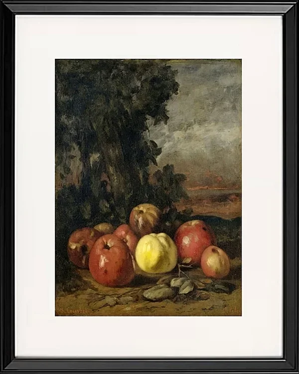 Stillleben mit Äpfeln - 1871