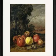 Stillleben mit Äpfeln - 1871