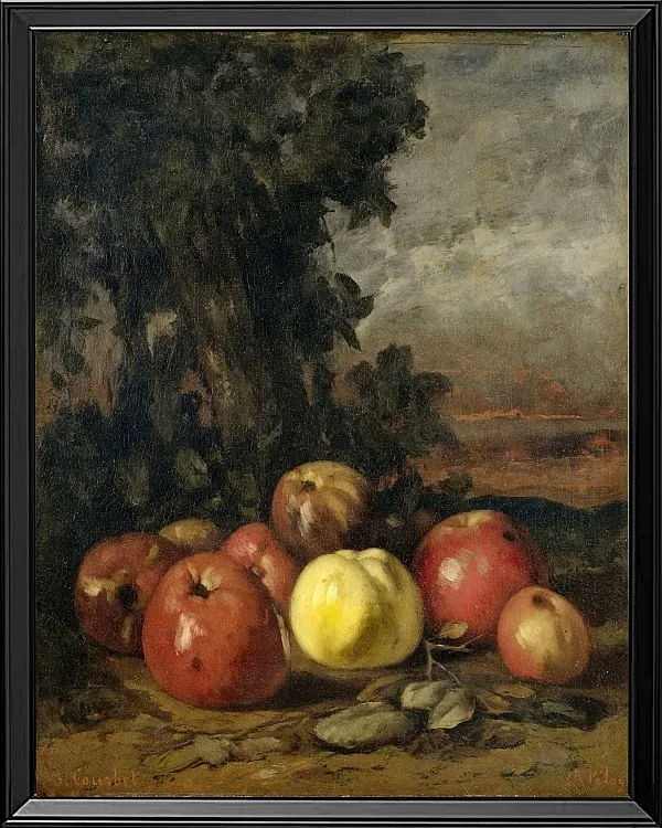 Stillleben mit Äpfeln - 1871