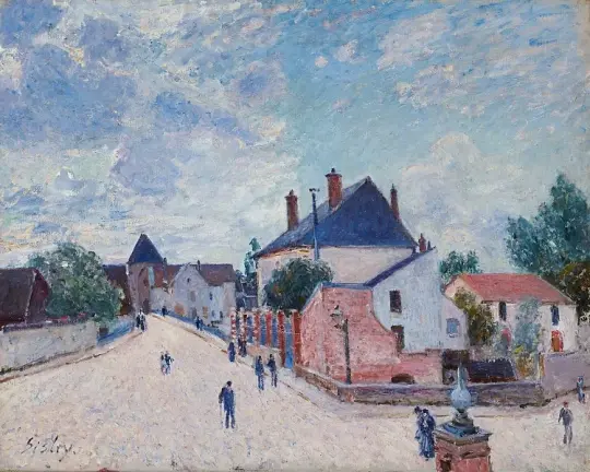 Straße in Moret – 1890