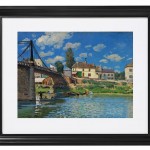 Die Brücke von Villeneuve-la-Garenne – 1872