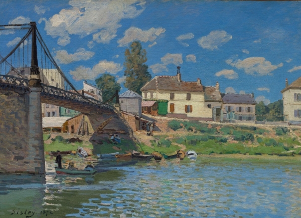 Die Brücke von Villeneuve-la-Garenne – 1872