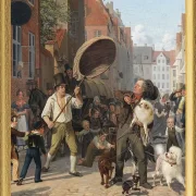 Straßenszene in den Hunde Tagen – 1832