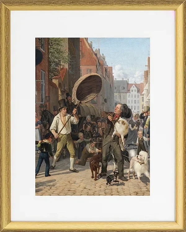 Straßenszene in den Hunde Tagen – 1832