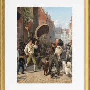 Straßenszene in den Hunde Tagen – 1832