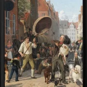Straßenszene in den Hunde Tagen – 1832