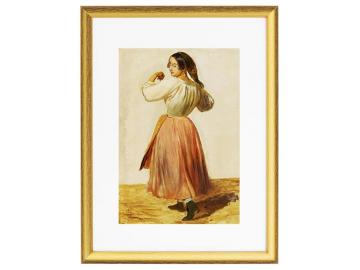 Studie einer tanzenden Italienerin - 1850