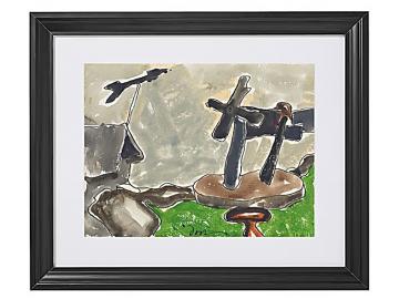 Landschaft mit Wetterfahne - 1935