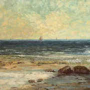 Strand am Meer bei Palavas - 1872