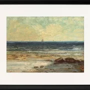 Strand am Meer bei Palavas - 1872