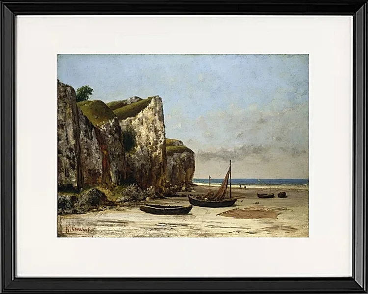 Strand in der Normandie - 1872
