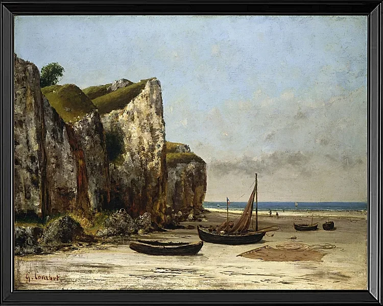 Strand in der Normandie - 1872