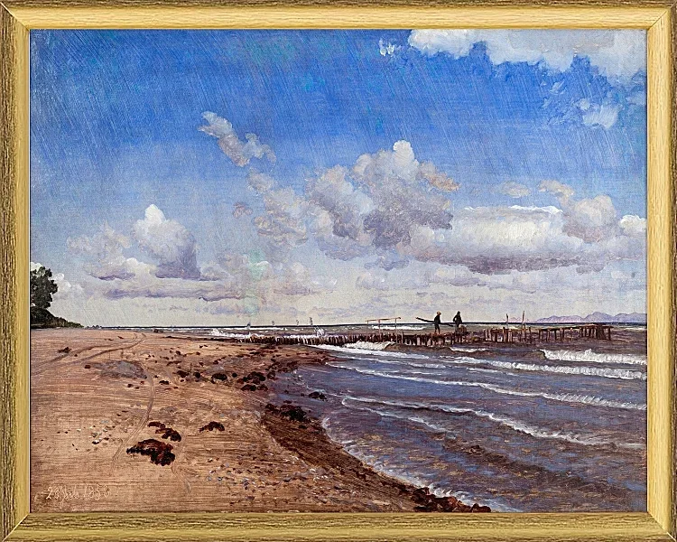 Strand von Hellebæk – 1858