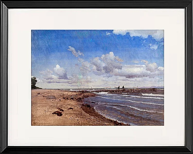 Strand von Hellebæk – 1858