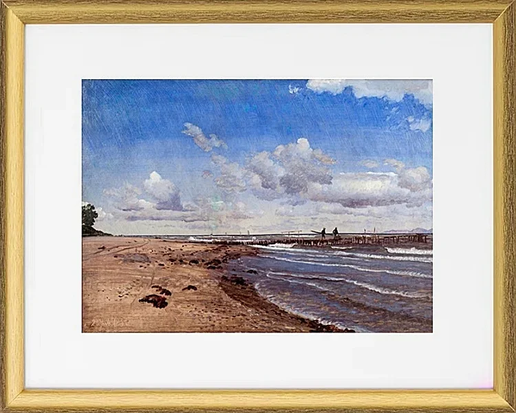 Strand von Hellebæk – 1858