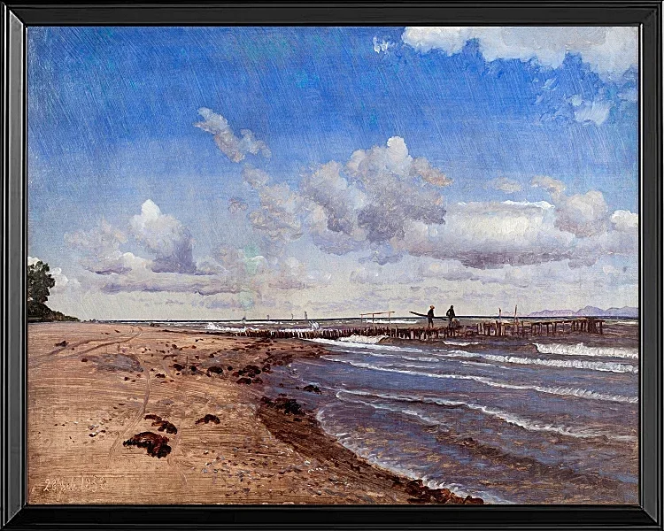 Strand von Hellebæk – 1858