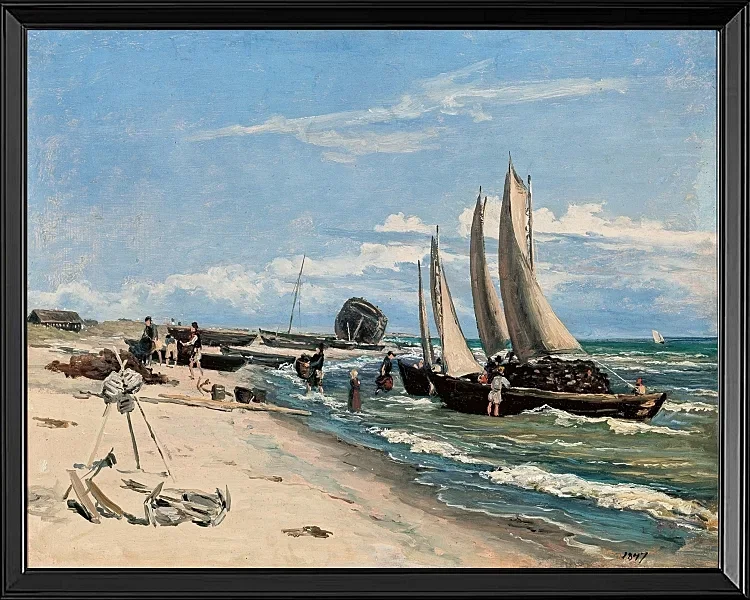 Strand von Skagen Vesterby – 1847