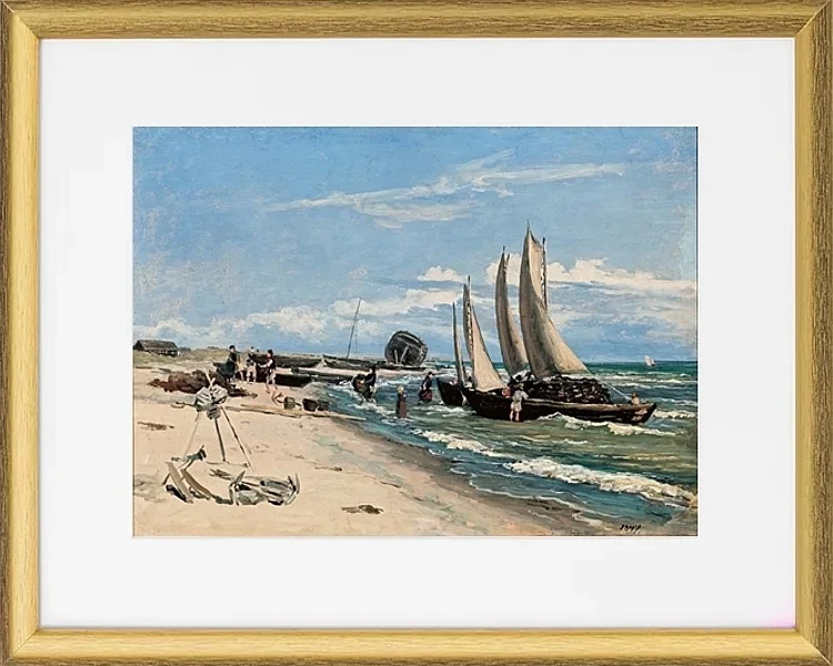 Strand von Skagen Vesterby – 1847
