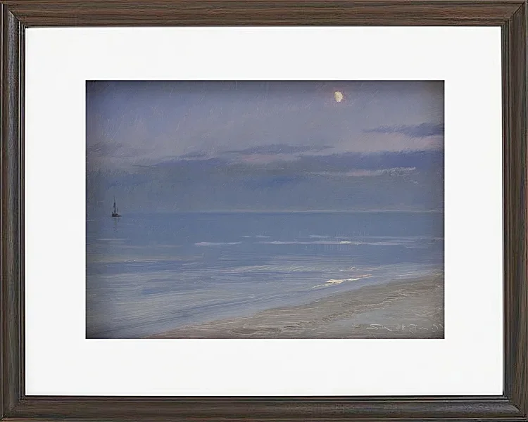 Strand von Skagen im Mondlicht – 1899