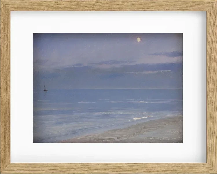 Strand von Skagen im Mondlicht – 1899